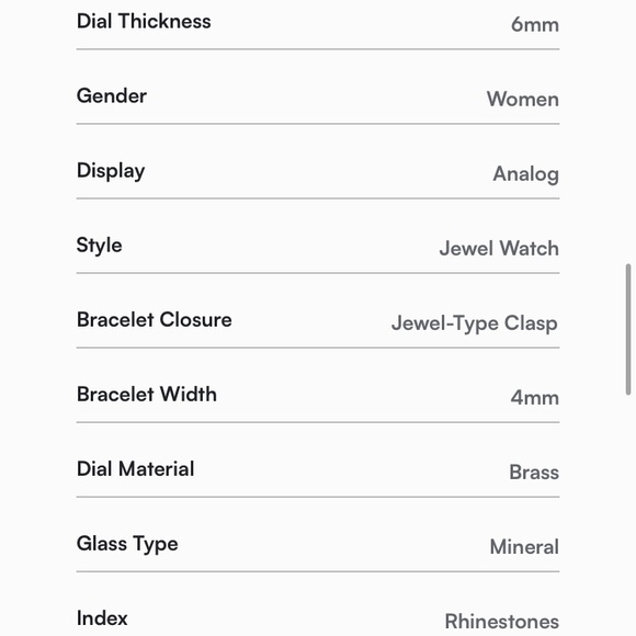 Anne Klein Rhinestone Jeweled Bracelet Watch - Picture 9 of 9